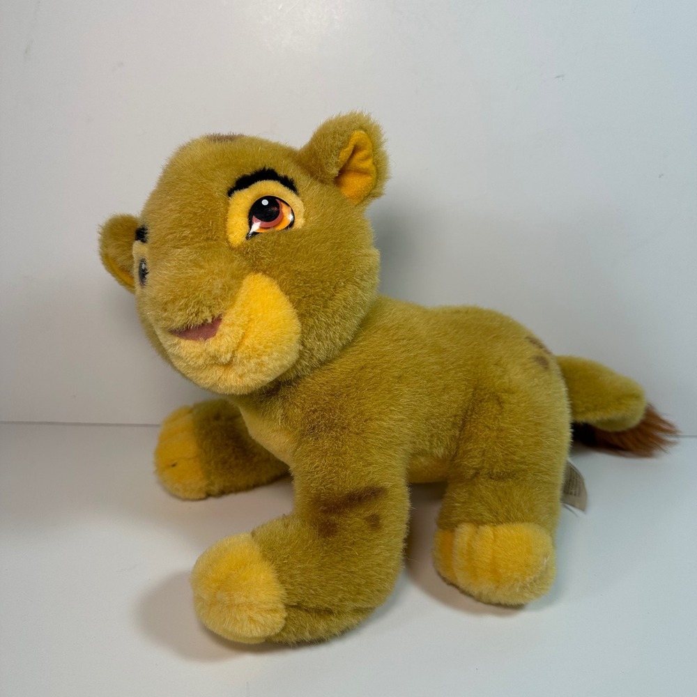 Disney Lion King Simba Plush Cub Stuffed Animal Walt Disney World Park Souvenir